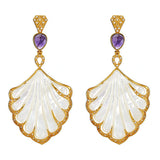 Shell Fan Earring