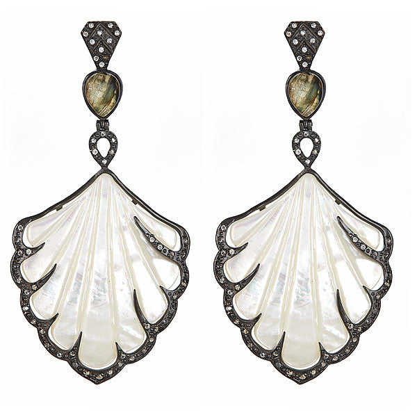 Shell Fan Earring